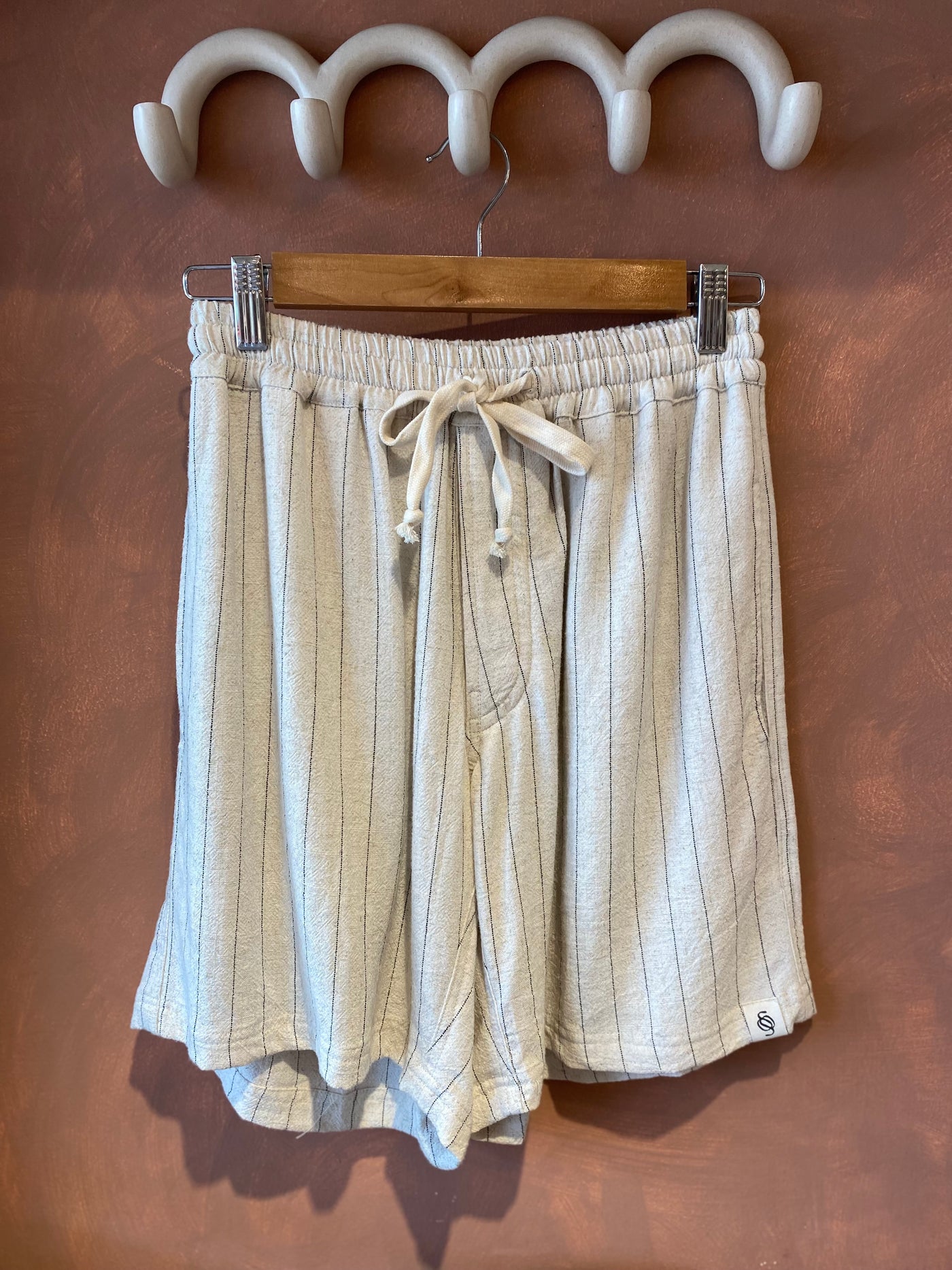 Tabu Men’s Short - Beige Stripes