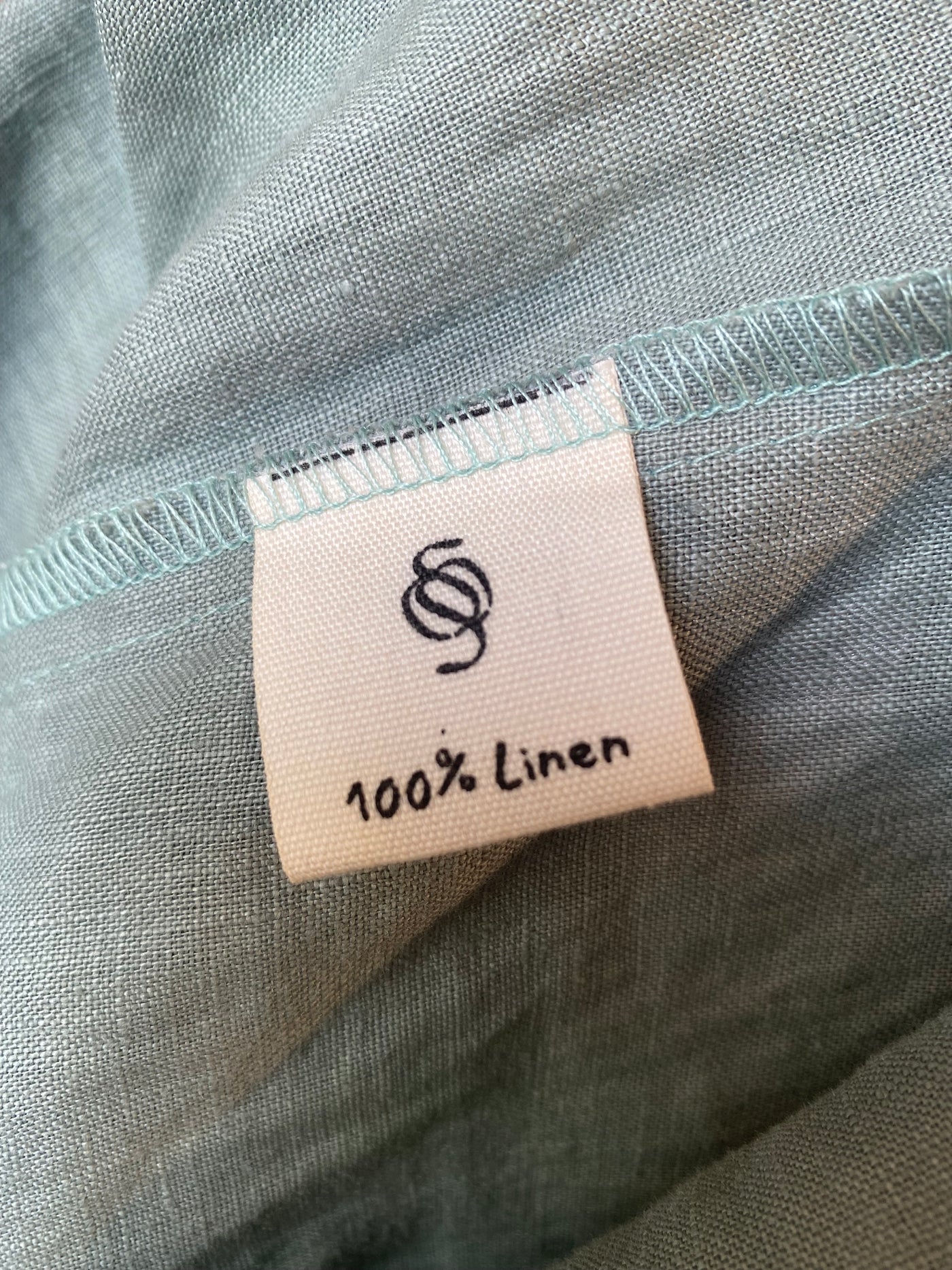 Telma Linen Shirt - Ice Berg Green