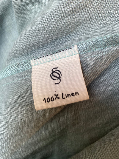 Telma Linen Shirt - Ice Berg Green