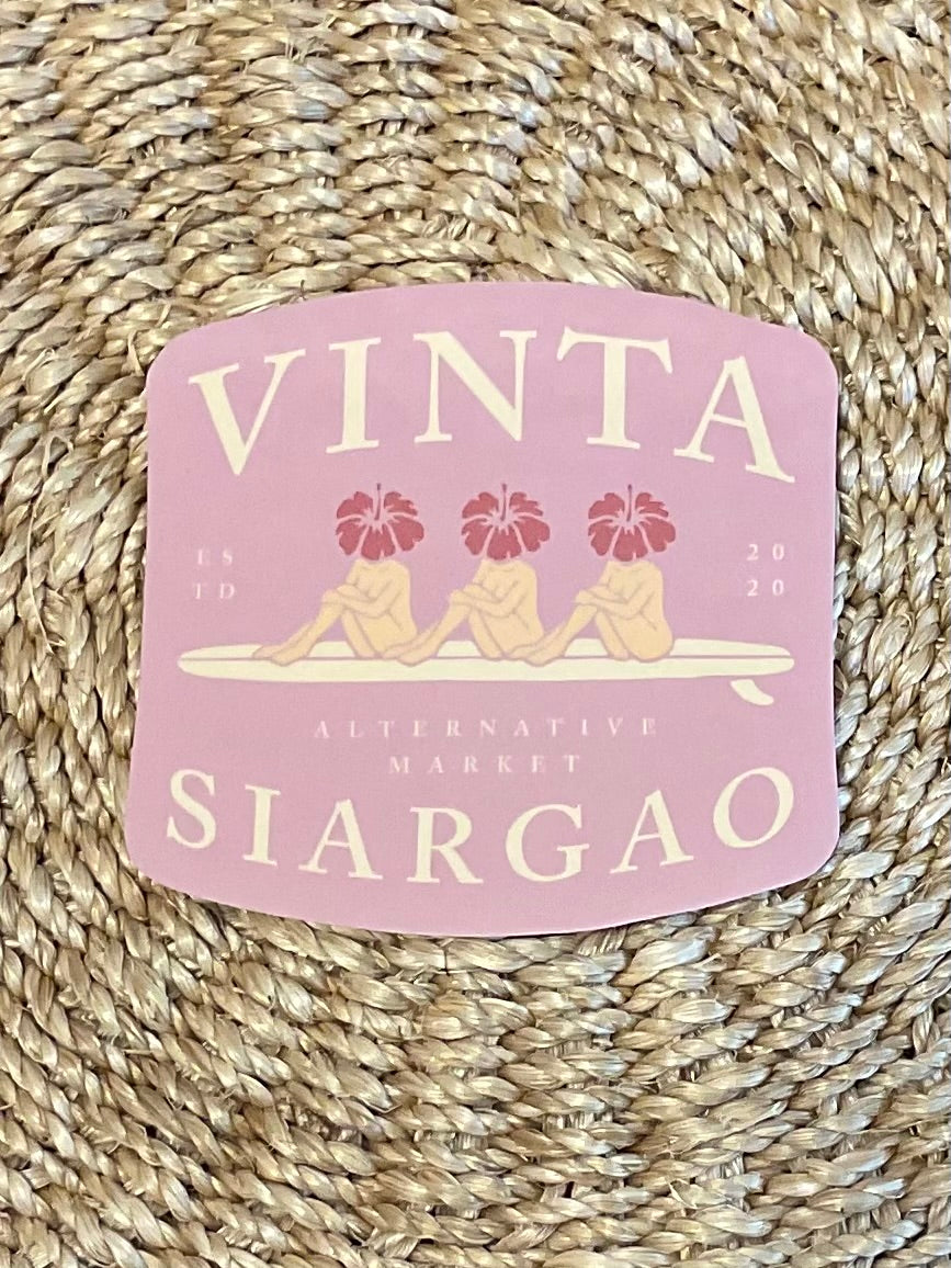 Vinta Sticker - 3 SURFER GIRLS