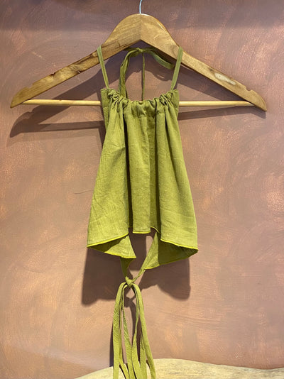 Sima Triangle Top - Gold Olive