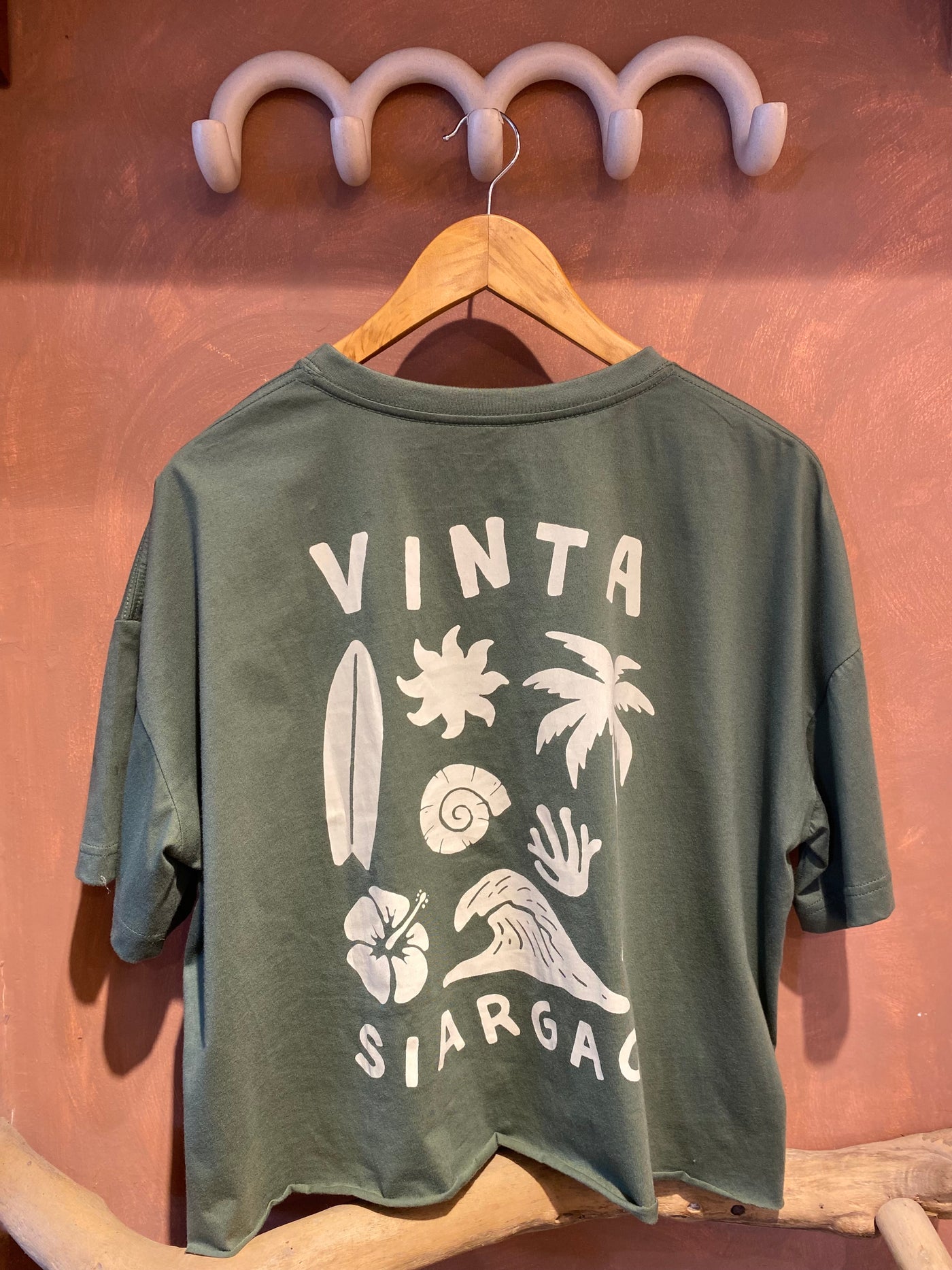 Vinta Women's T-Shirt - Siargao Essentials Stormy Green