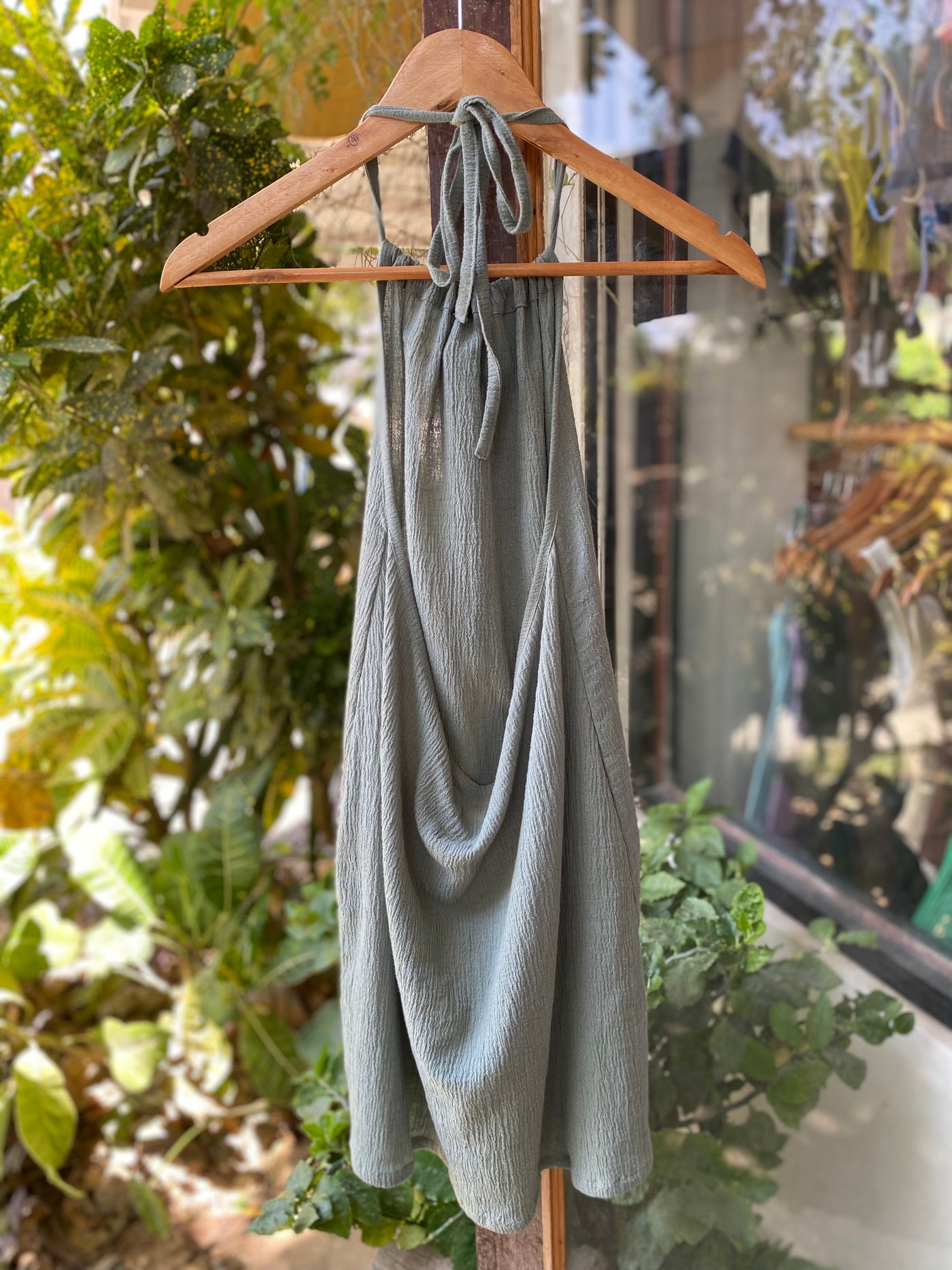 Saya Mini Rope Dress - Oil Blue