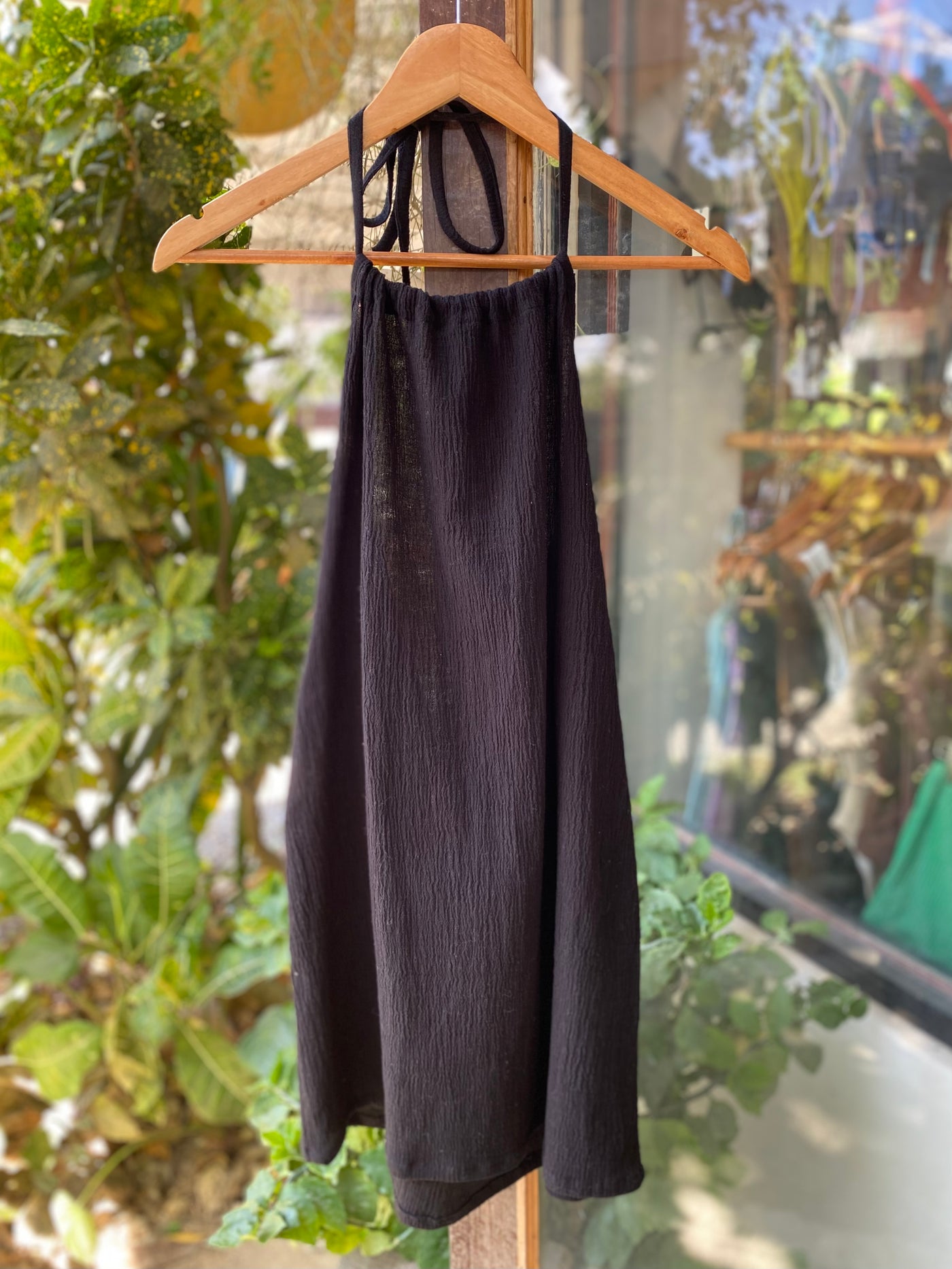 Saya Mini Rope Dress - Black