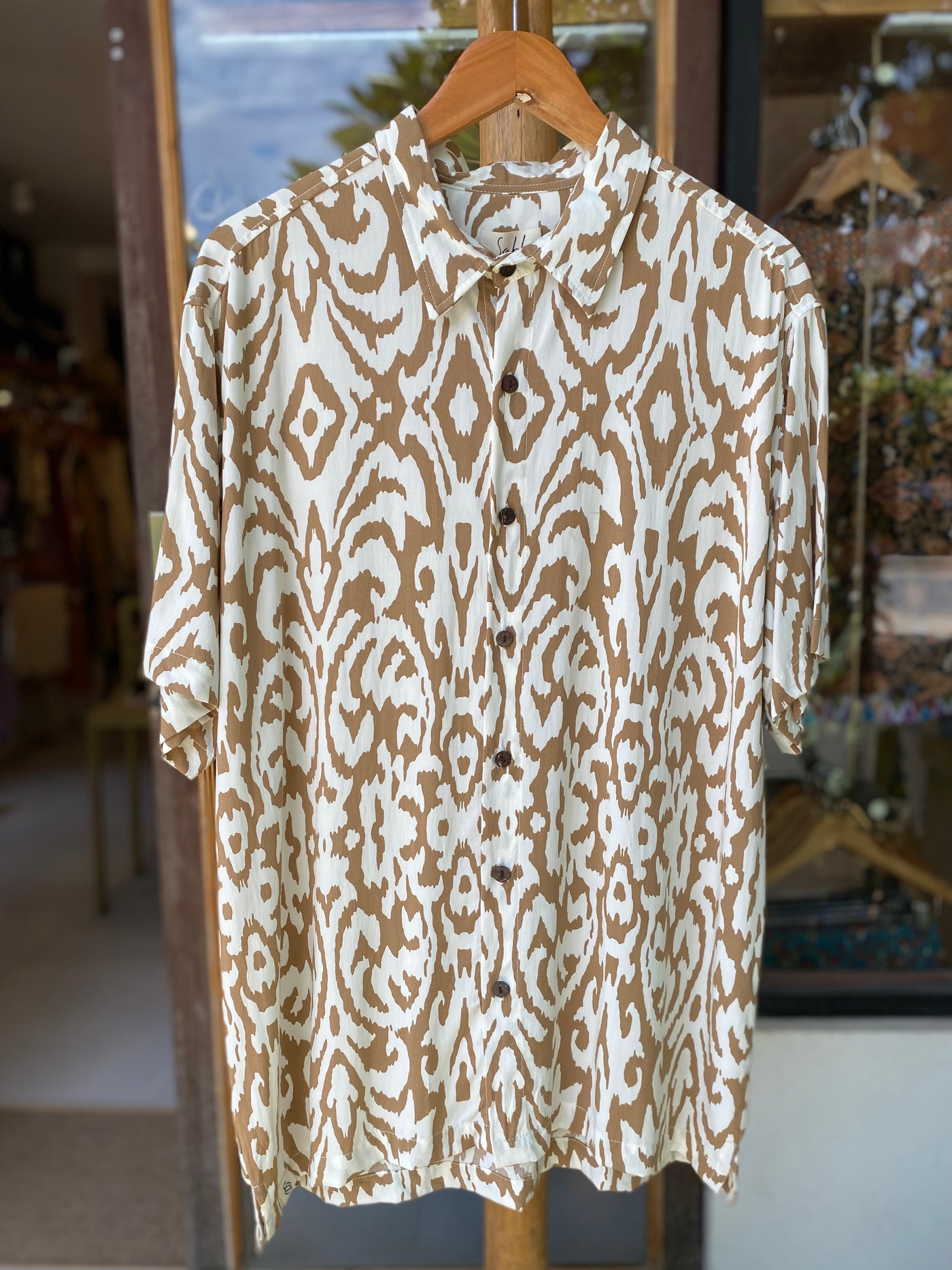 Milu Shirt for Men - Beige Savana