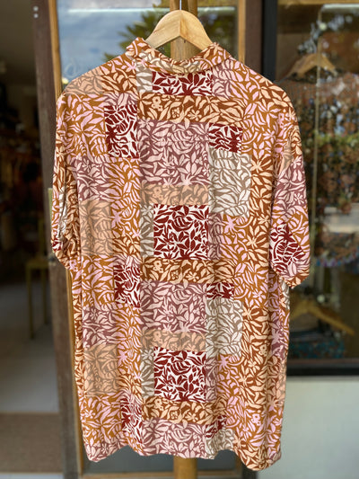 Milu Shirt for Men - Patchwork Pink