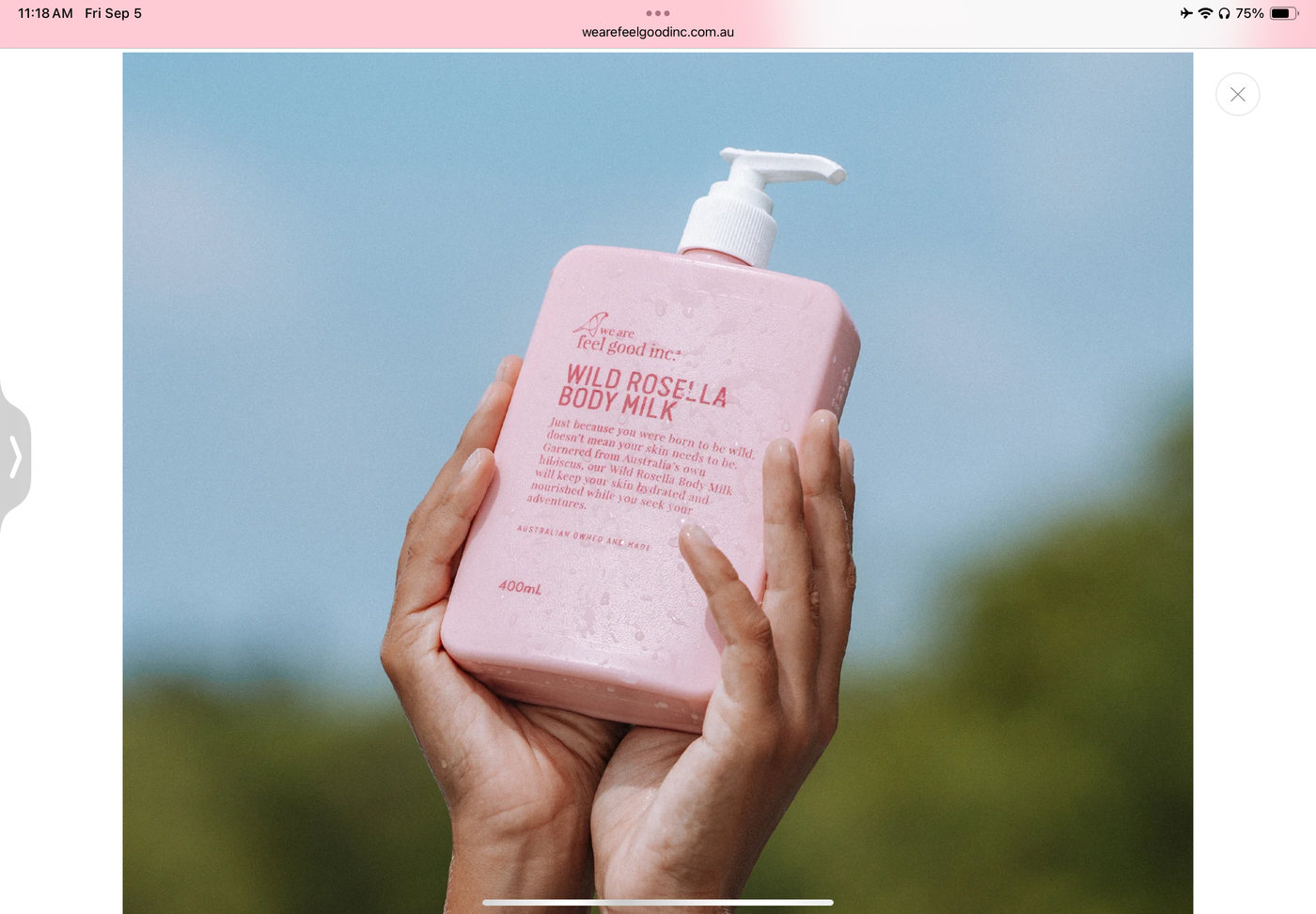 Wild Rosella Body Milk (400ml)