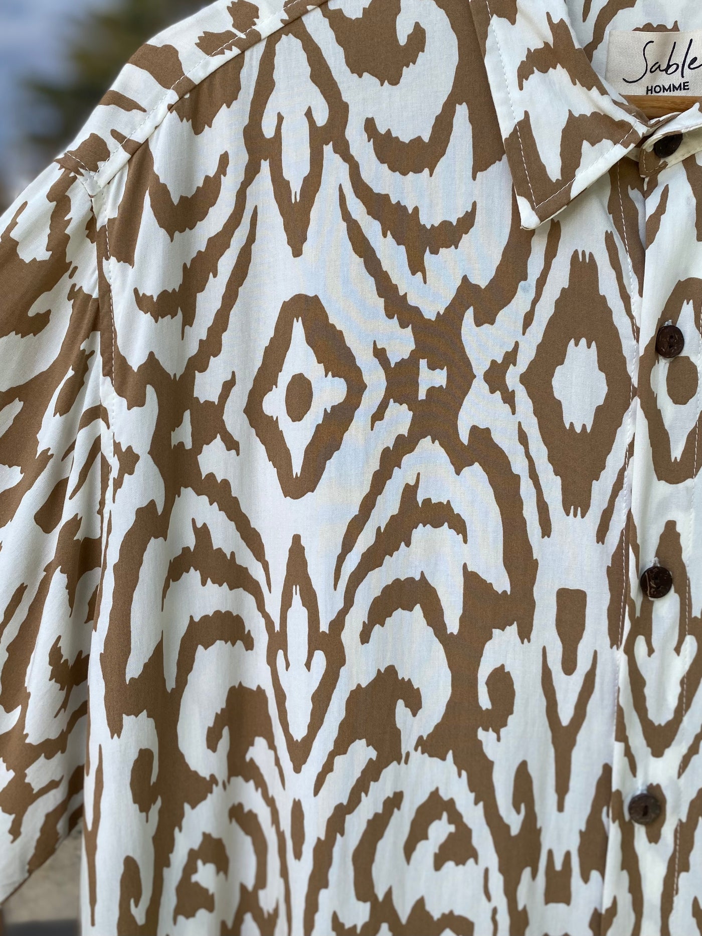 Milu Shirt for Men - Beige Savana