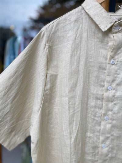 Telma Linen Shirt - Bleached Sand