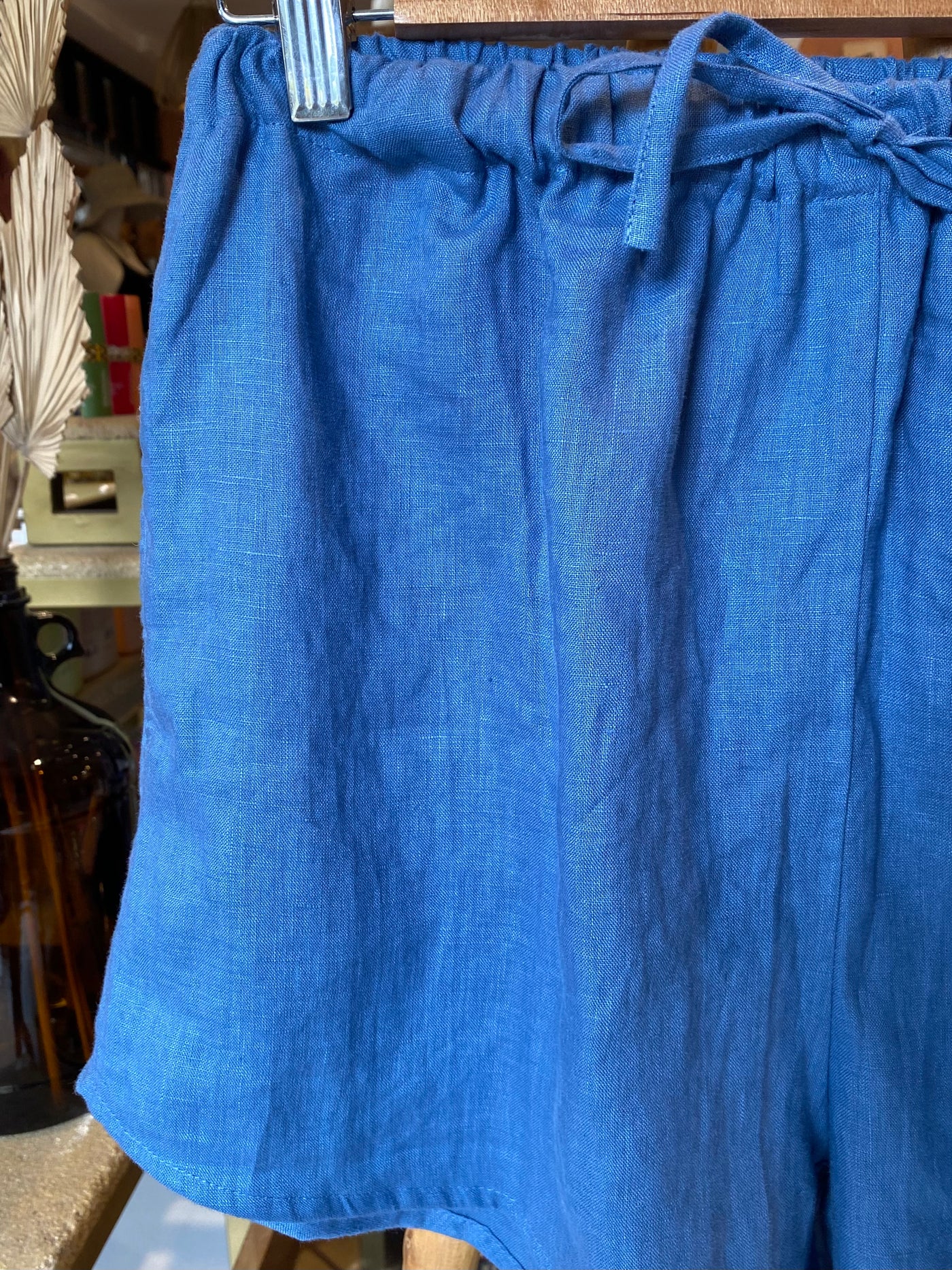 Naya Linen Short - Coronet Blue