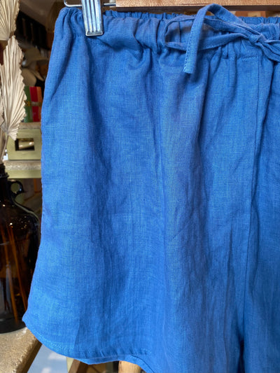 Naya Linen Short - Coronet Blue