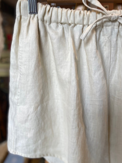 Naya Linen Short - Bleached Sand