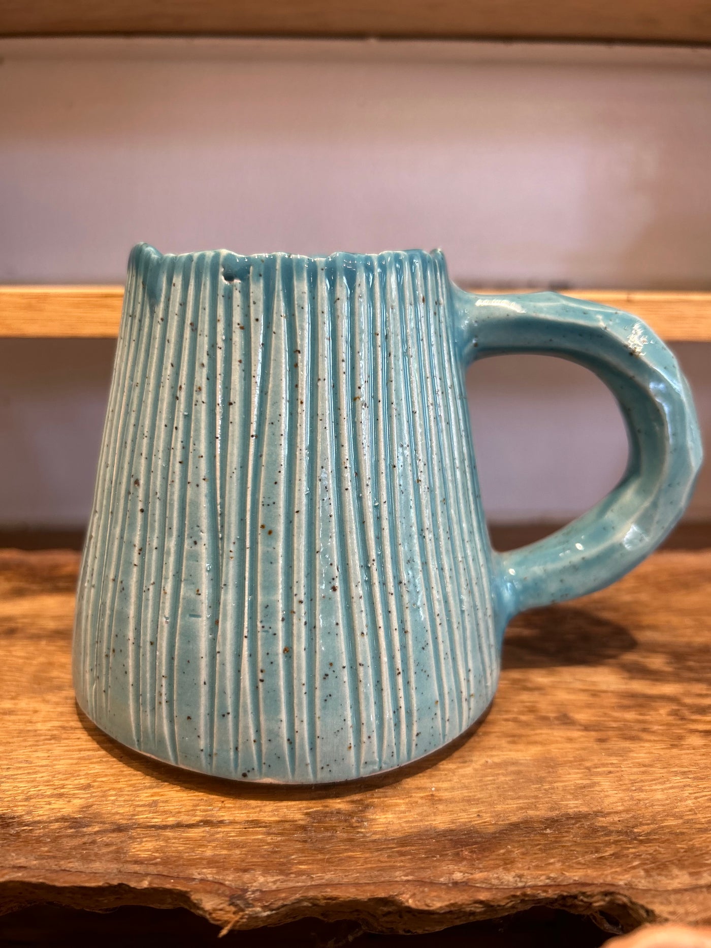 Mia Casal Handmade Ceramic Mug - Teal Blue