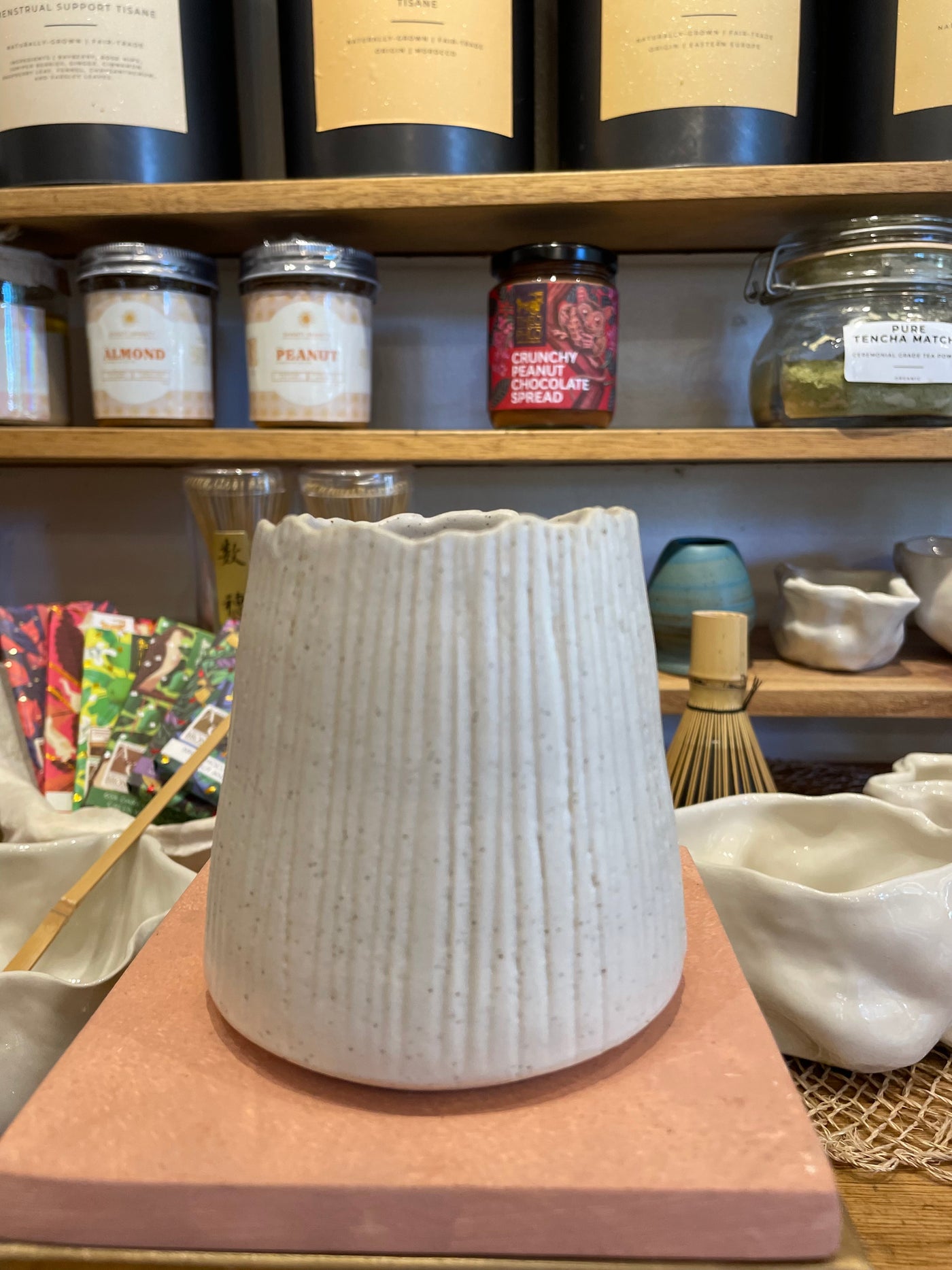Mia Casal Handmade Ceramic Tumbler - Cream