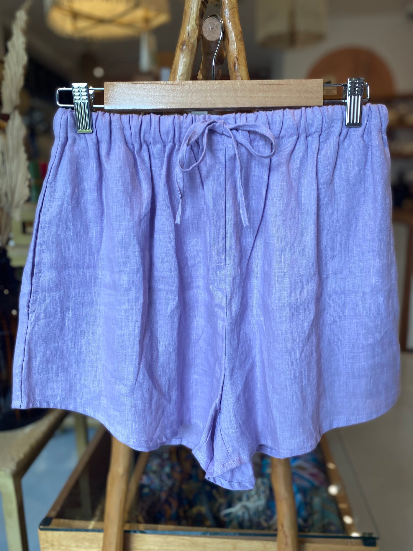 Naya Linen Short - Orchid Petal