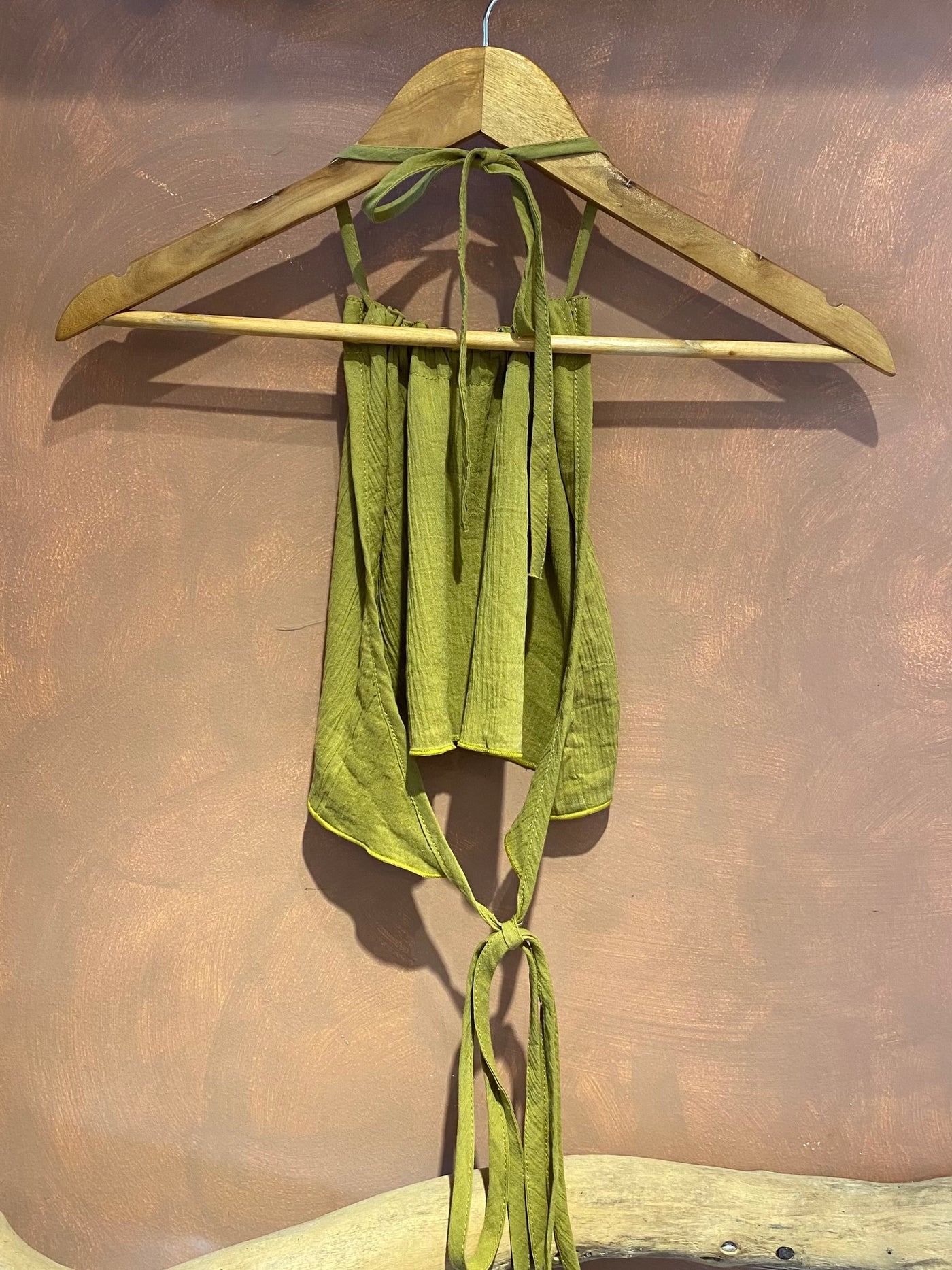Sima Triangle Top - Gold Olive
