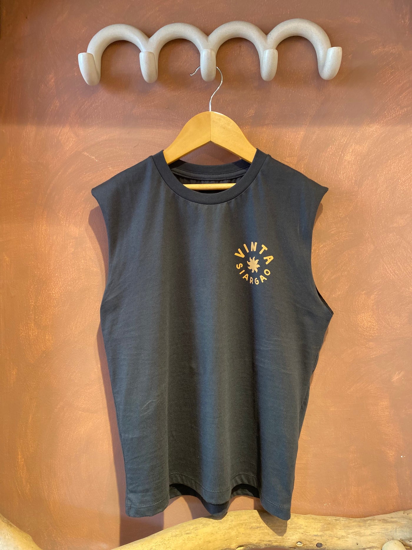 Vinta Kid’s Tank Top - Siargao Essentials Black