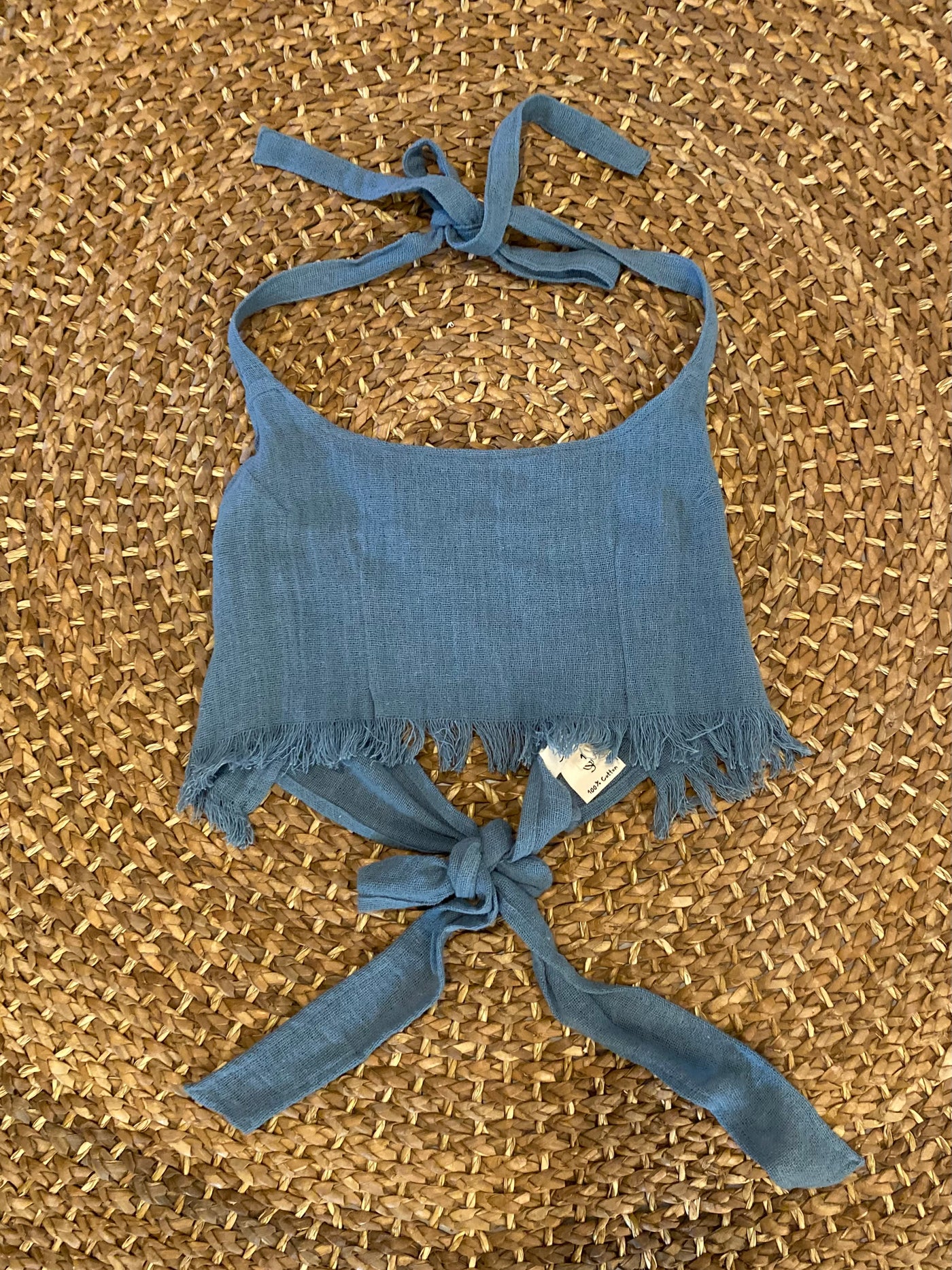 Ora top - Teal Blue