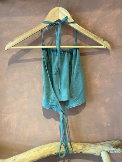 Sima Triangle Top - Oil Blue
