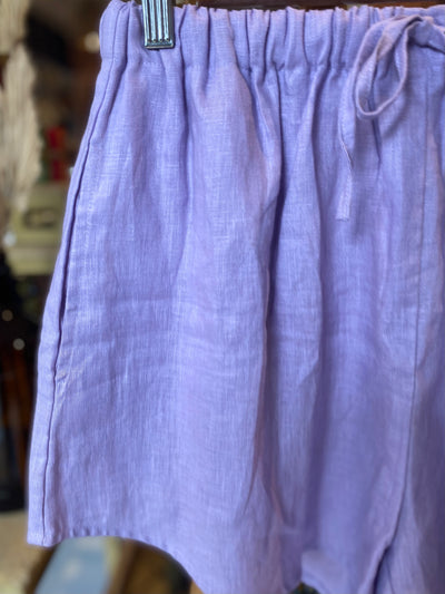 Naya Linen Short - Orchid Petal