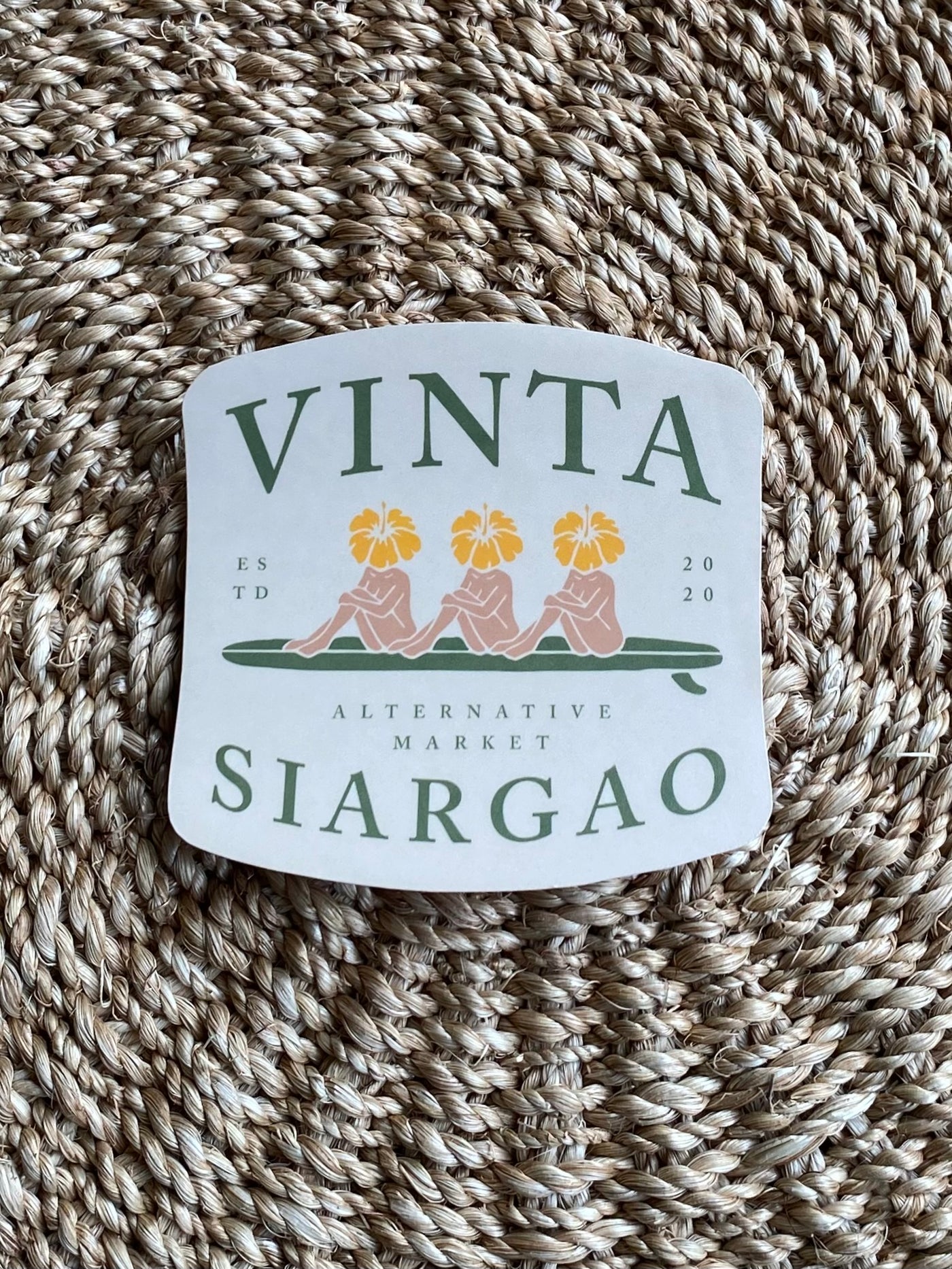 Vinta Sticker - 3 SURFER GIRLS