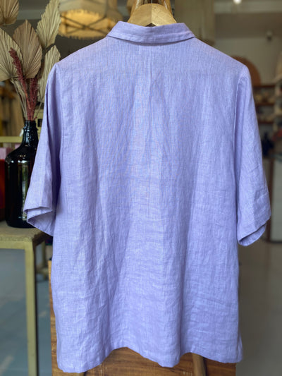 Telma Linen Shirt - Orchid Petal