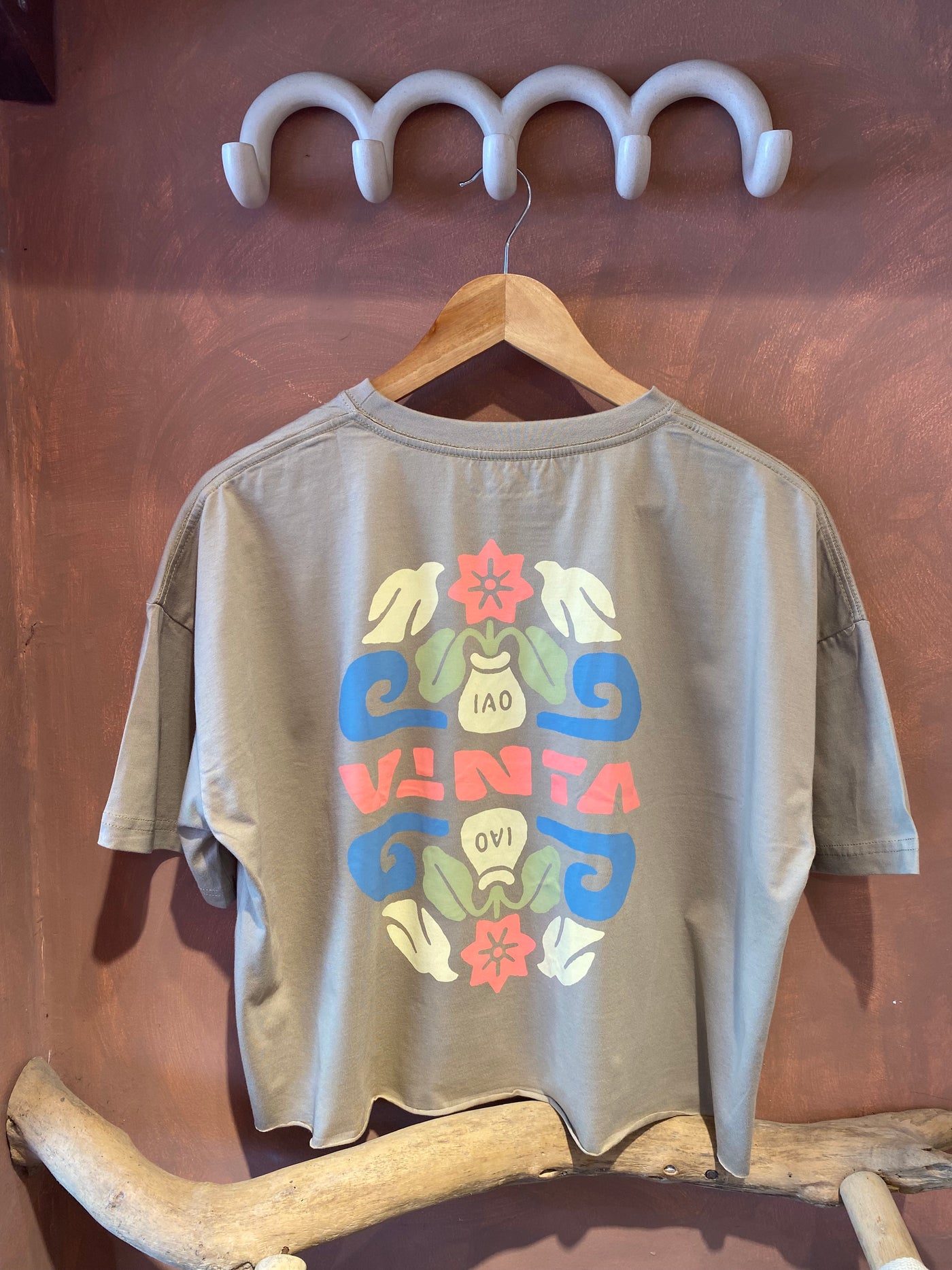 Vinta Women's T-Shirt - Vinta Originals Light Khaki