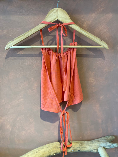Sima Triangle Top - Coral