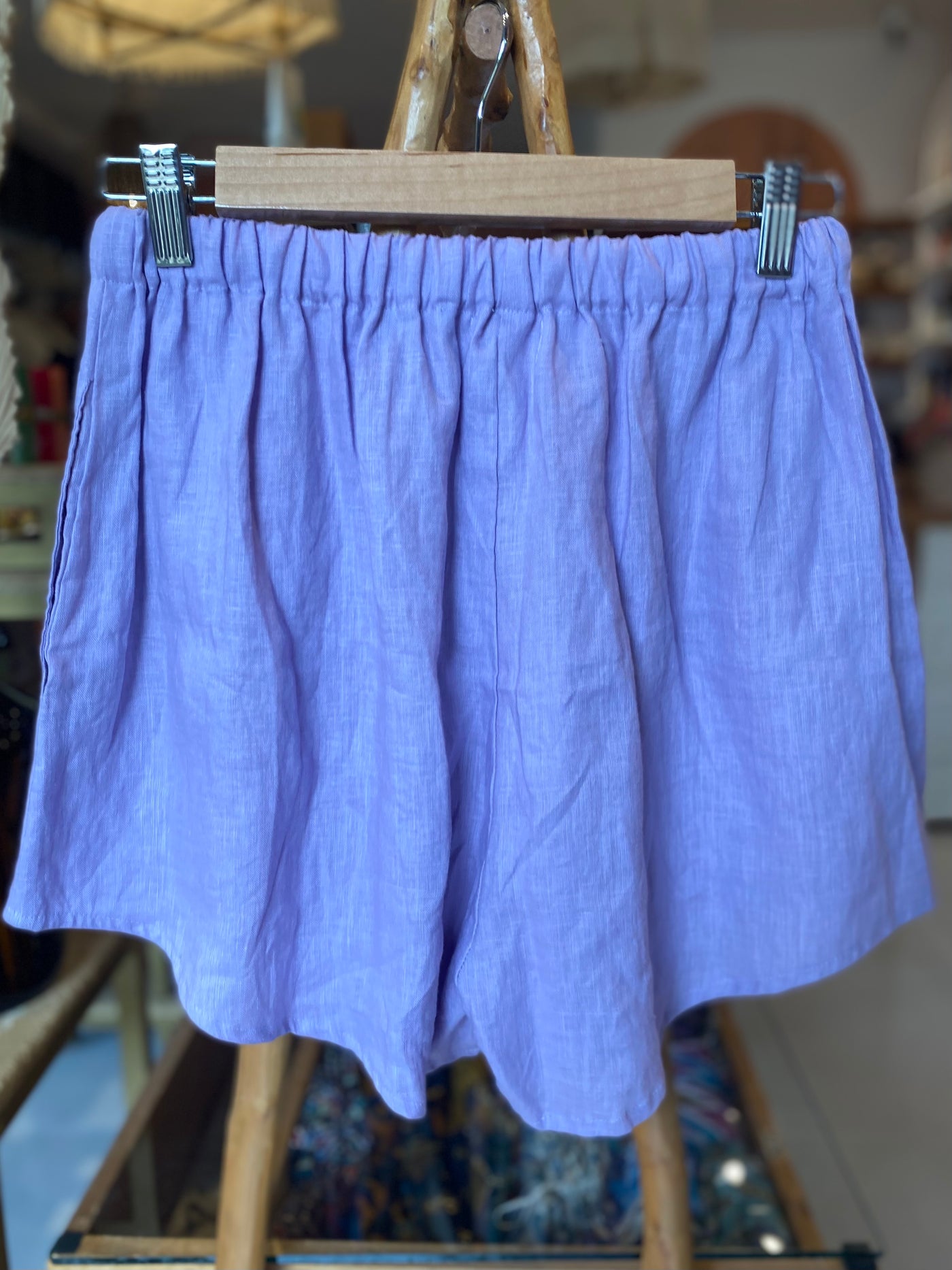 Naya Linen Short - Orchid Petal