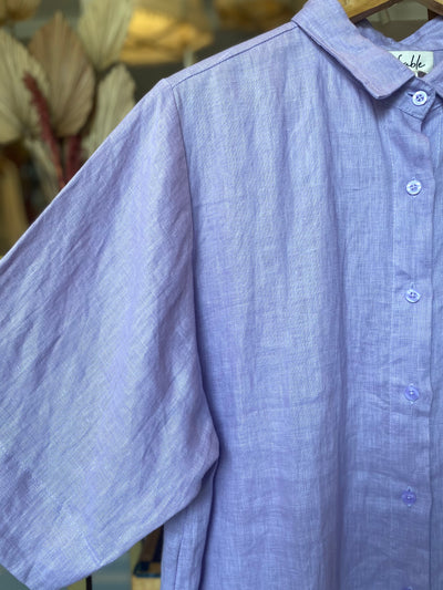 Telma Linen Shirt - Orchid Petal