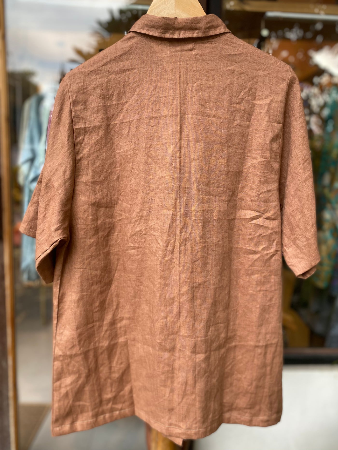 Telma Linen Shirt - Thrush