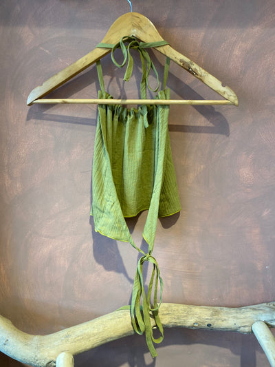 Sima Triangle Top - Gold Olive