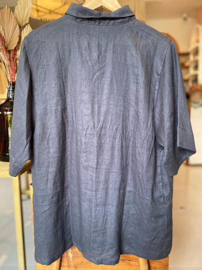 Telma Linen Shirt - Asphalte