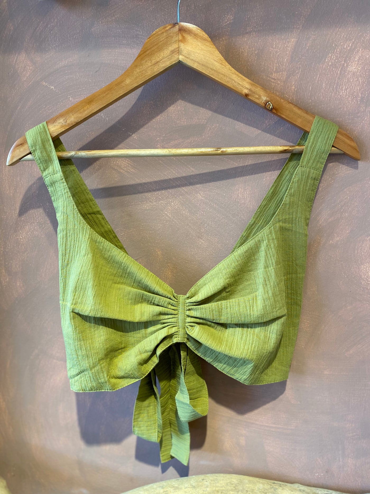 Nuna Top - Gold Olive