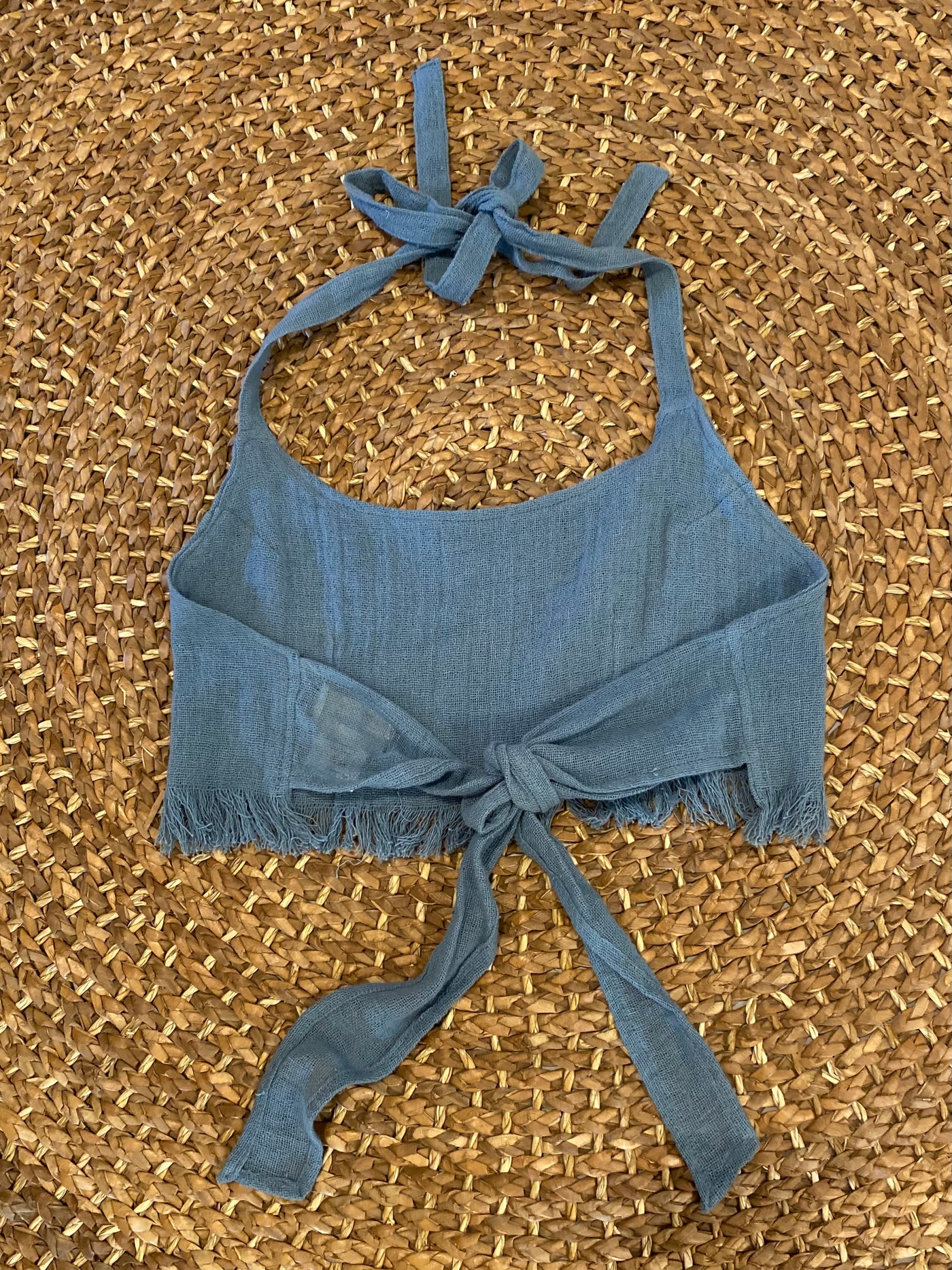Ora top - Teal Blue