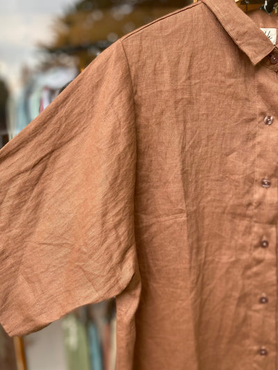 Telma Linen Shirt - Thrush