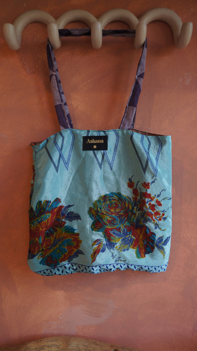 Chiquito Silk Bag - Light Blue Vintage  (CH2426)