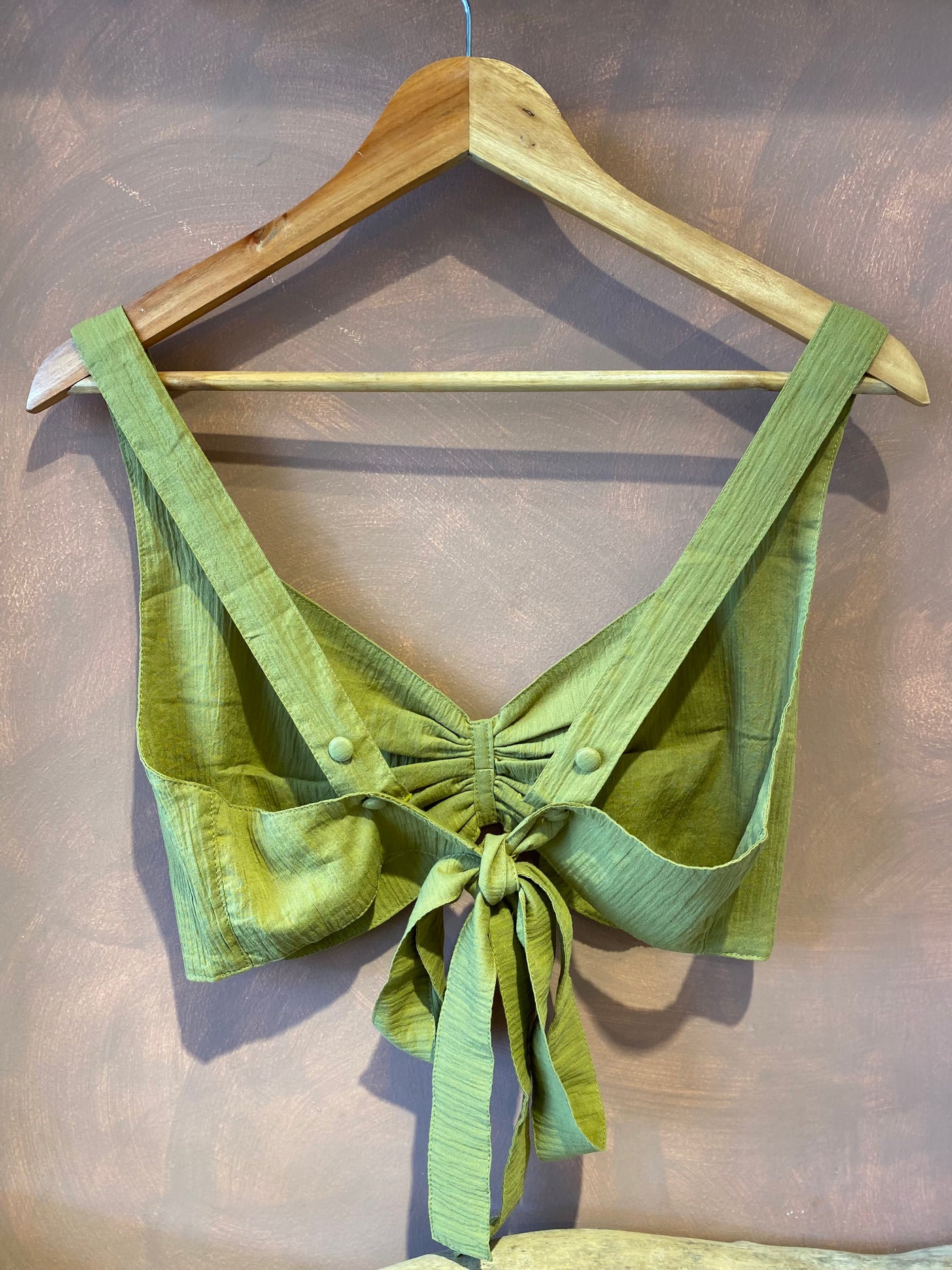 Nuna Top - Gold Olive