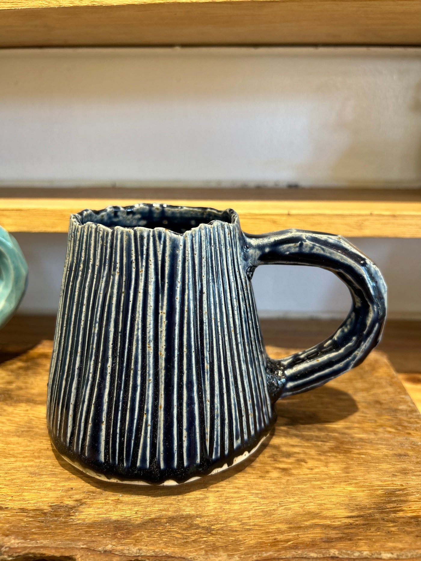 Mia Casal Handmade Ceramic Mug - Ocean Blue