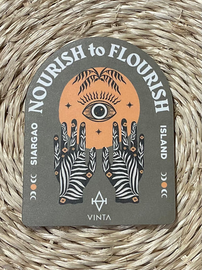 Vinta sticker - Nourish to Flourish