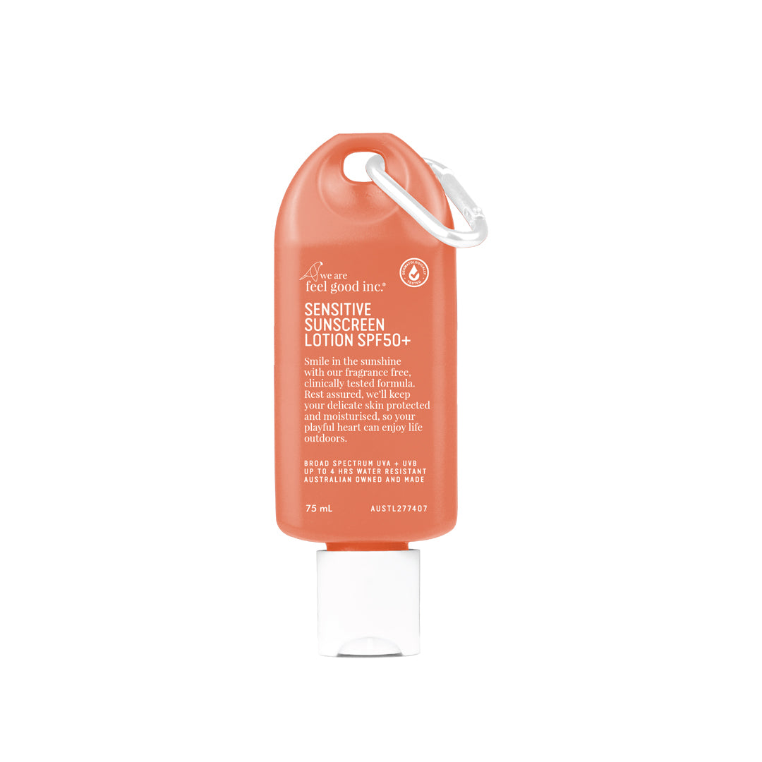 Sensitive Sunscreen SPF 50+ Travel size (75ml)