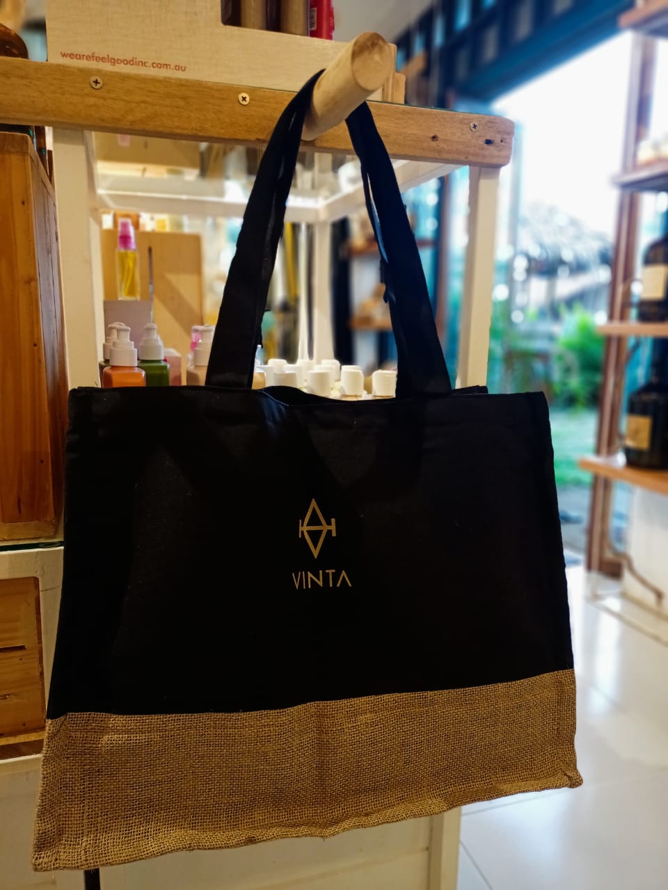 Vinta Market Bag - Black