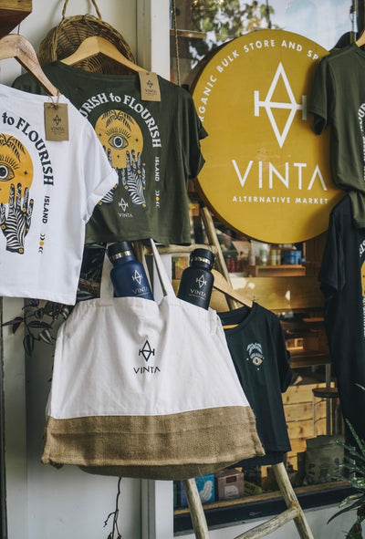 Vinta Market Bag - White