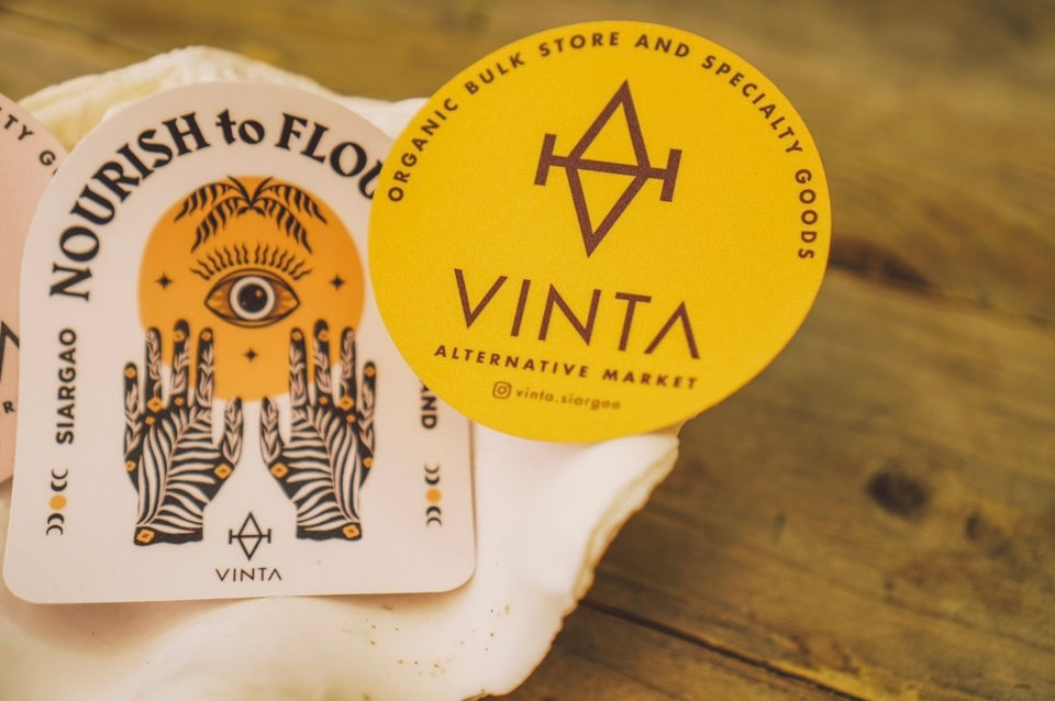Vinta sticker - Nourish to Flourish