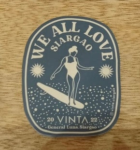 Vinta Sticker - We All Love Siargao