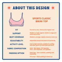 Haikini Thalassa - Sports Classic Reversible Bikini Top