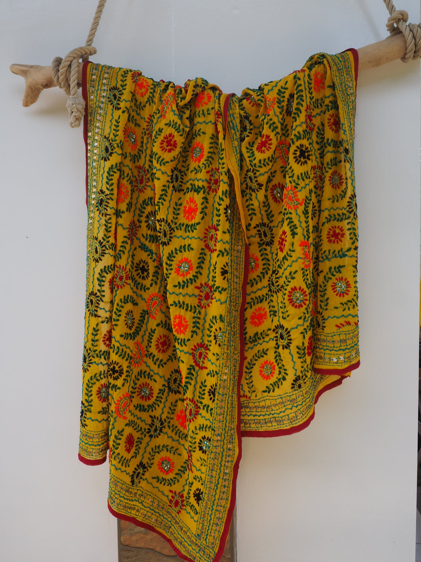 Embroidered Pareo - Honey (AP34)