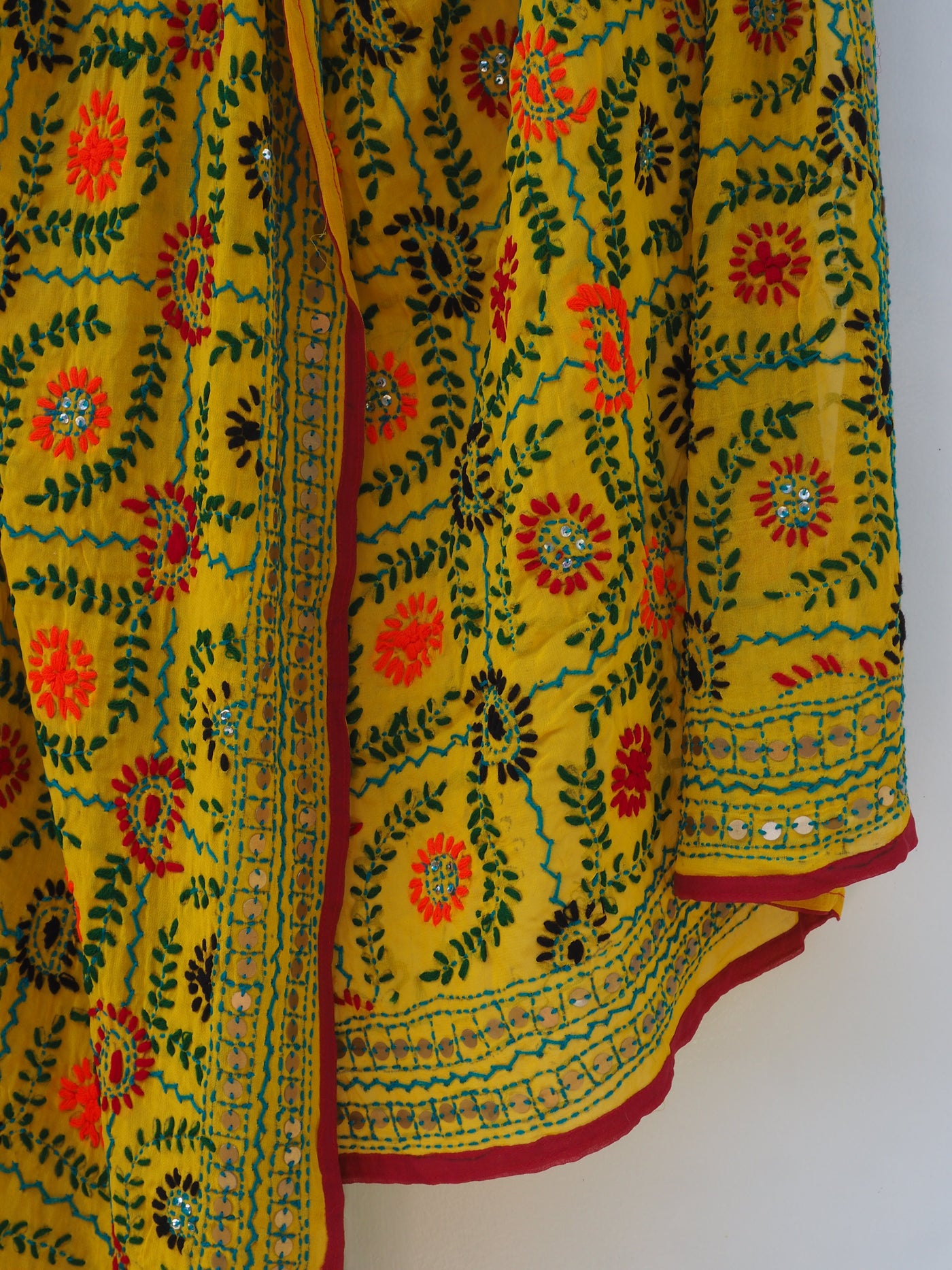 Embroidered Pareo - Honey (AP34)