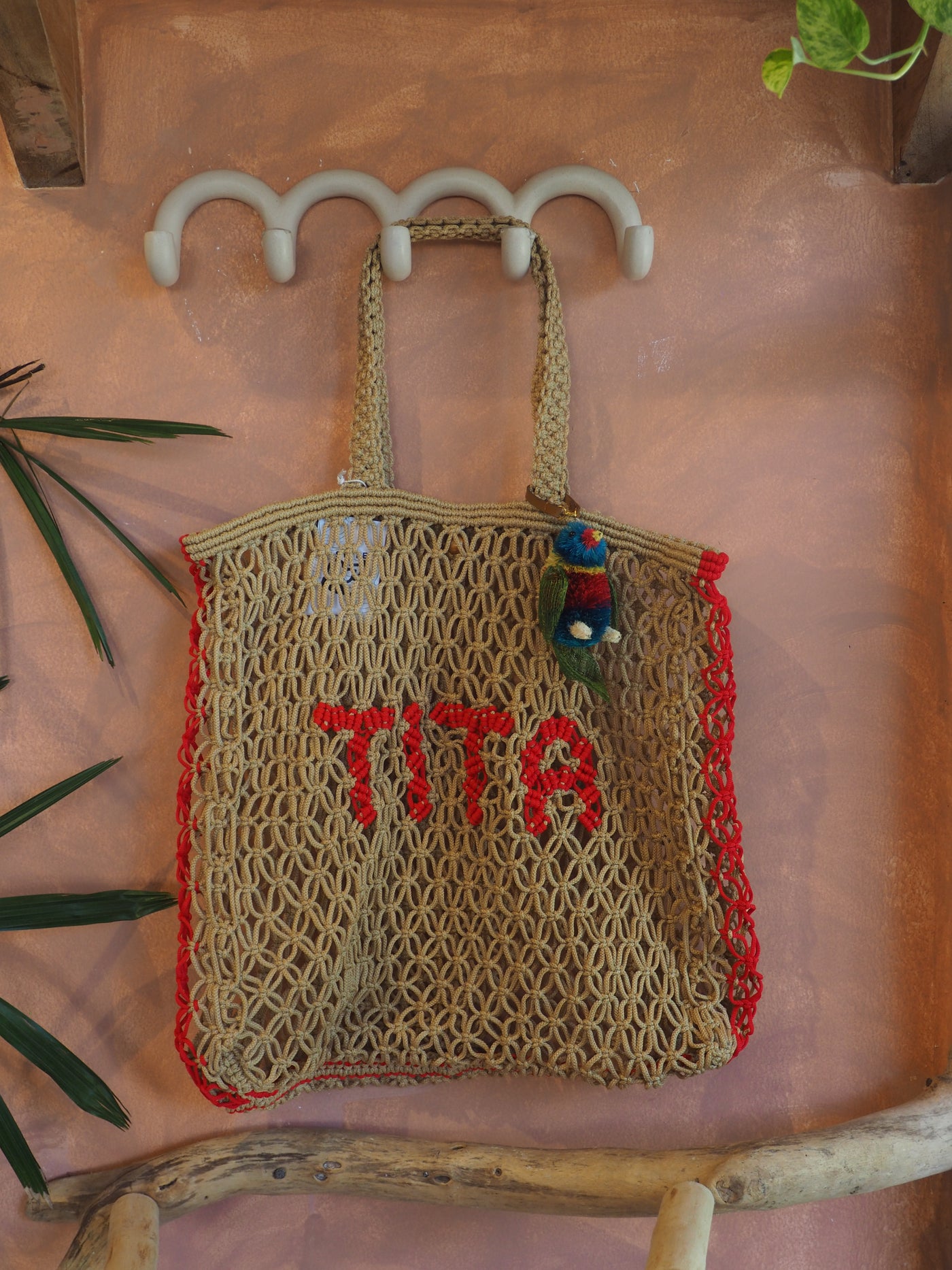 Macrame tote bag Holiday - Tita Natural