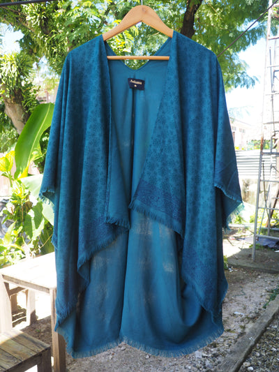 Short Kimono - Maui Blue AKS08